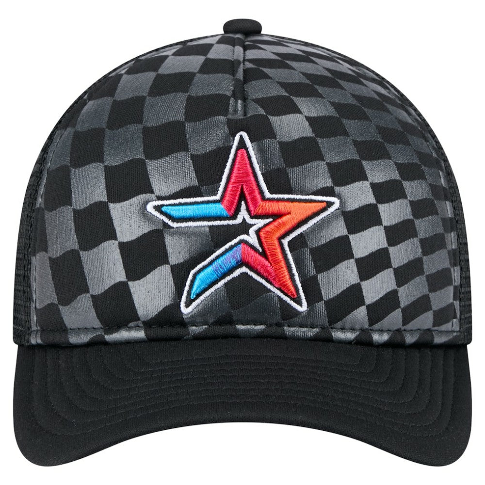 MLB Houston Astros New Era Gradient 9FORTY A-Frame M-Crown Trucker Adjustable Hat