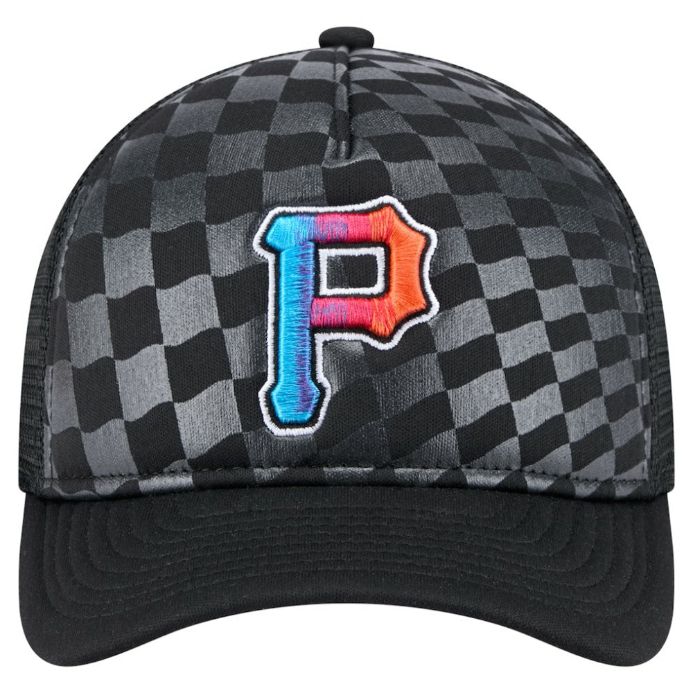 MLB Pittsburgh Pirates New Era Gradient 9FORTY A-Frame M-Crown Trucker Adjustable Hat