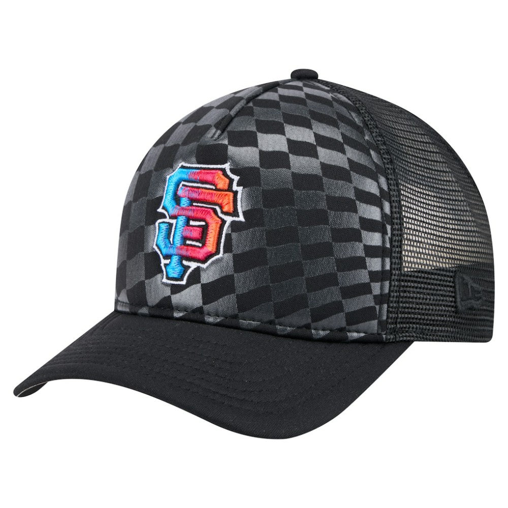 MLB San Francisco Giants New Era Gradient 9FORTY A-Frame M-Crown Trucker Adjustable Hat
