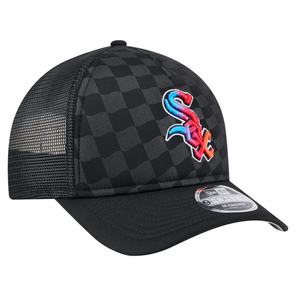 MLB Chicago White Sox New Era Gradient 9FORTY A-Frame M-Crown Trucker Adjustable Hat