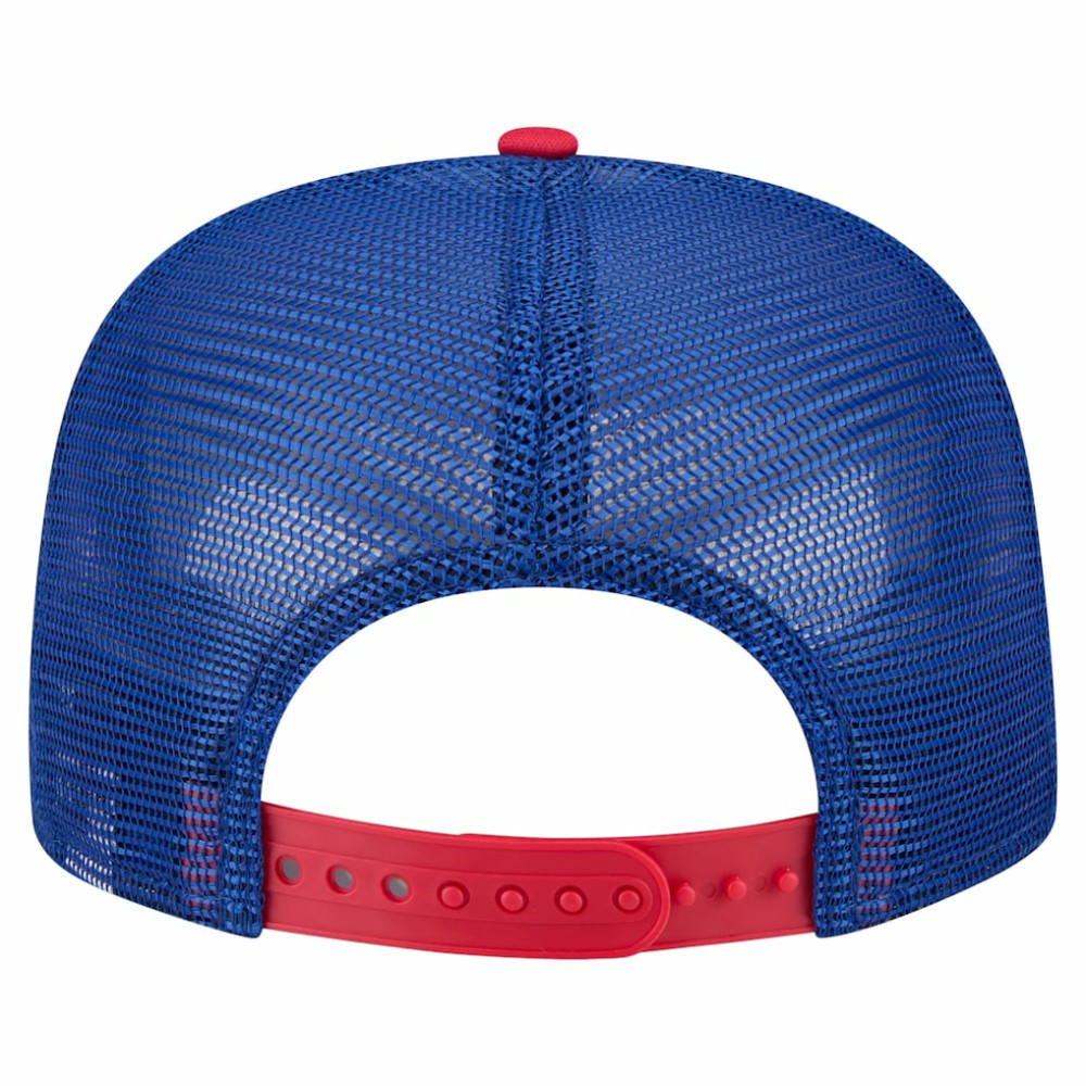 MLB Chicago Cubs New Era Retro Script Trucker 9FIFTY Snapback Hat