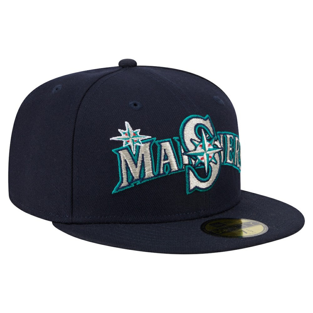 MLB Seattle Mariners New Era Overlap 59FIFTY Fitted Hat