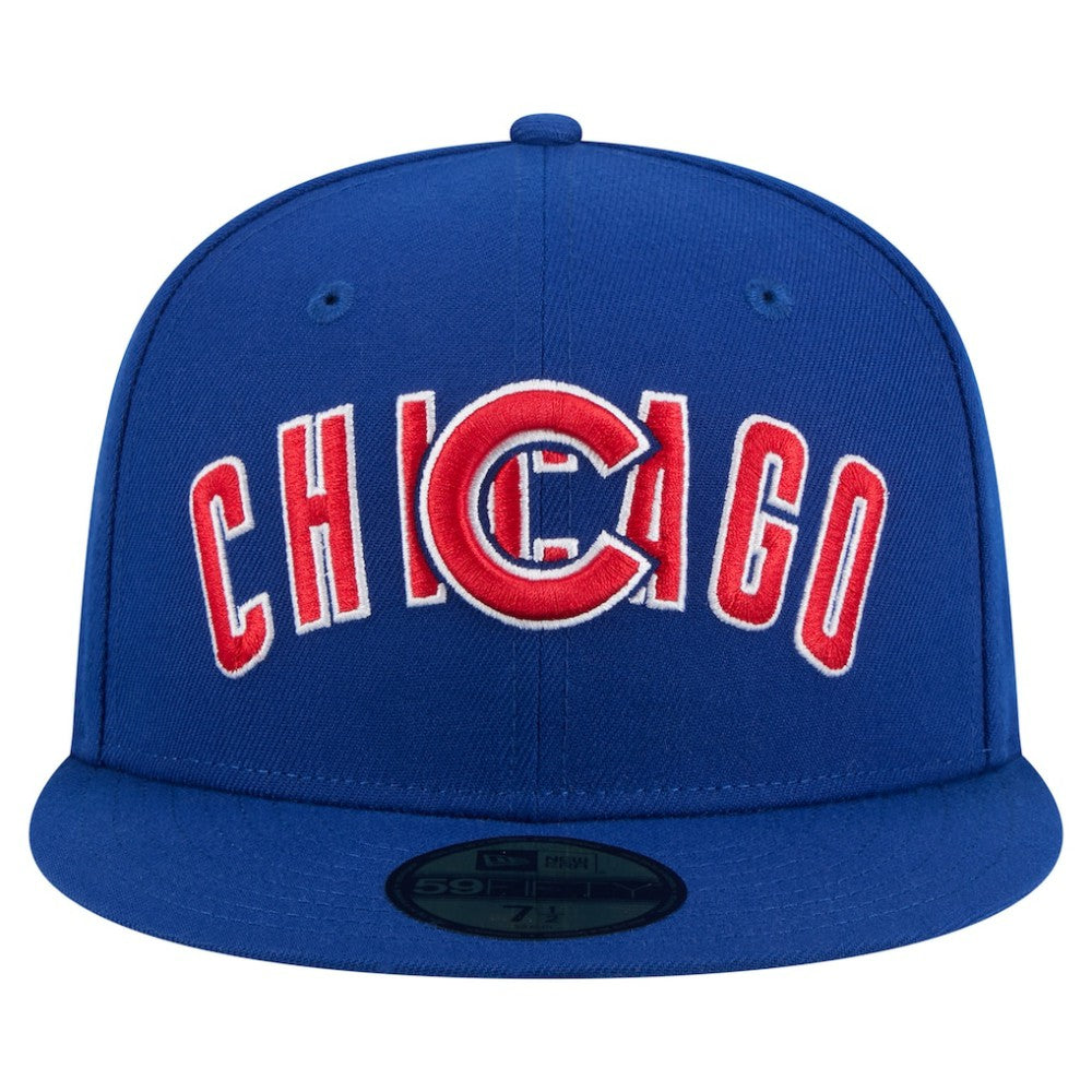 MLB Chicago Cubs New Era Overlap 59FIFTY Fitted Hat