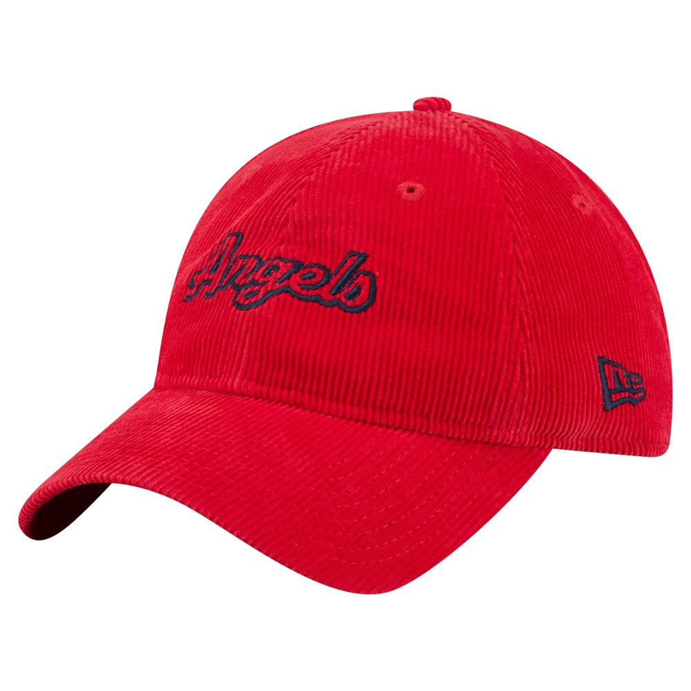 MLB Los Angeles Angels New Era Women's Corduroy 9TWENTY Adjustable Hat