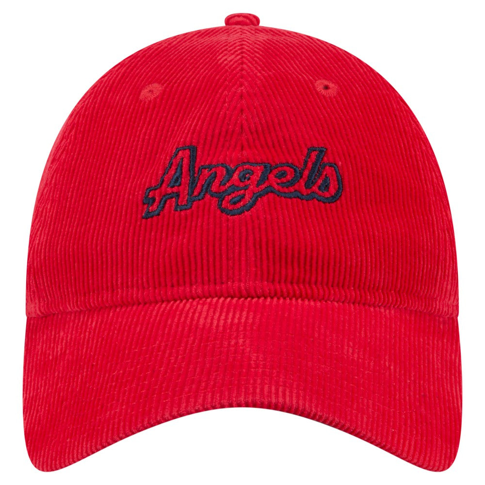 MLB Los Angeles Angels New Era Women's Corduroy 9TWENTY Adjustable Hat