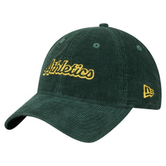 MLB Athletics New Era Women's Corduroy 9TWENTY Adjustable Hat