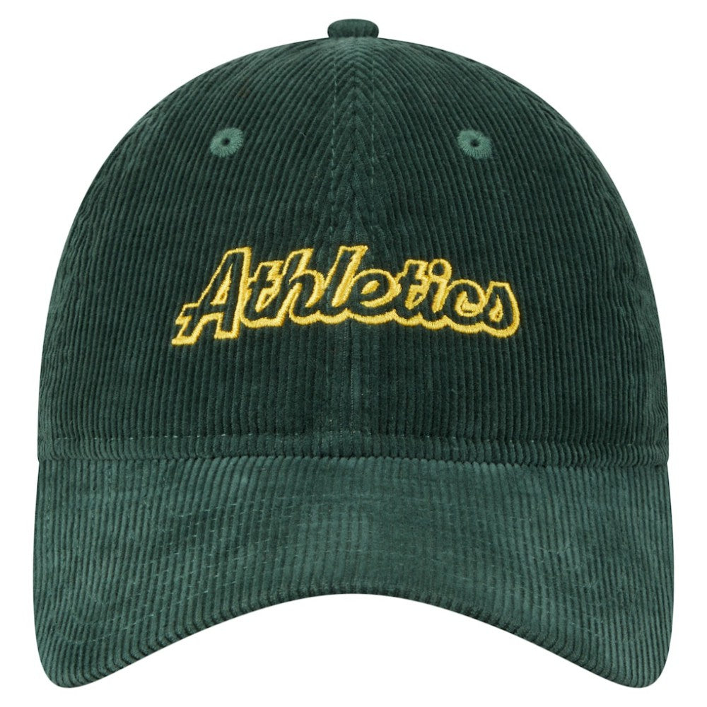 MLB Athletics New Era Women's Corduroy 9TWENTY Adjustable Hat