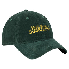 MLB Athletics New Era Women's Corduroy 9TWENTY Adjustable Hat
