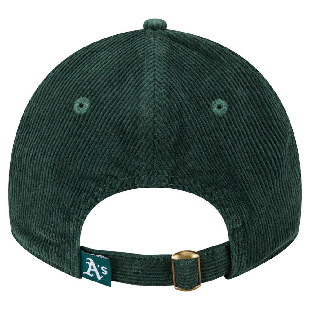 MLB Athletics New Era Women's Corduroy 9TWENTY Adjustable Hat