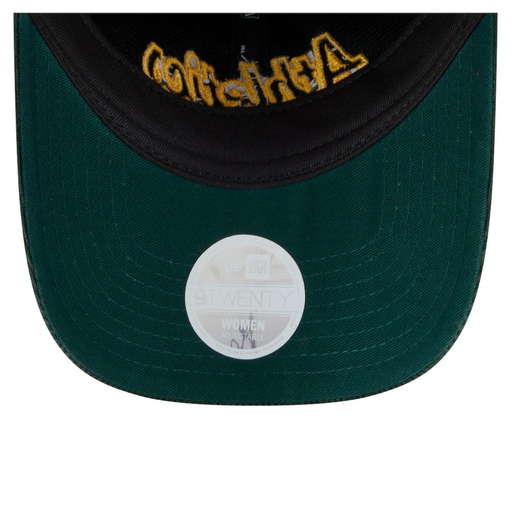 MLB Athletics New Era Women's Corduroy 9TWENTY Adjustable Hat