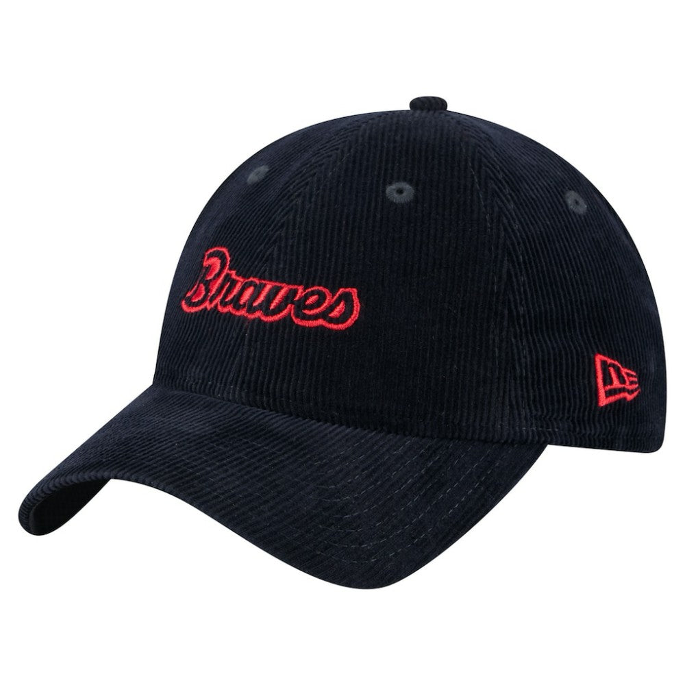 MLB Atlanta Braves New Era Women's Corduroy 9TWENTY Adjustable Hat