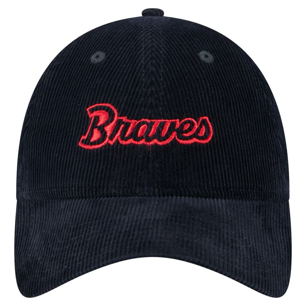 MLB Atlanta Braves New Era Women's Corduroy 9TWENTY Adjustable Hat