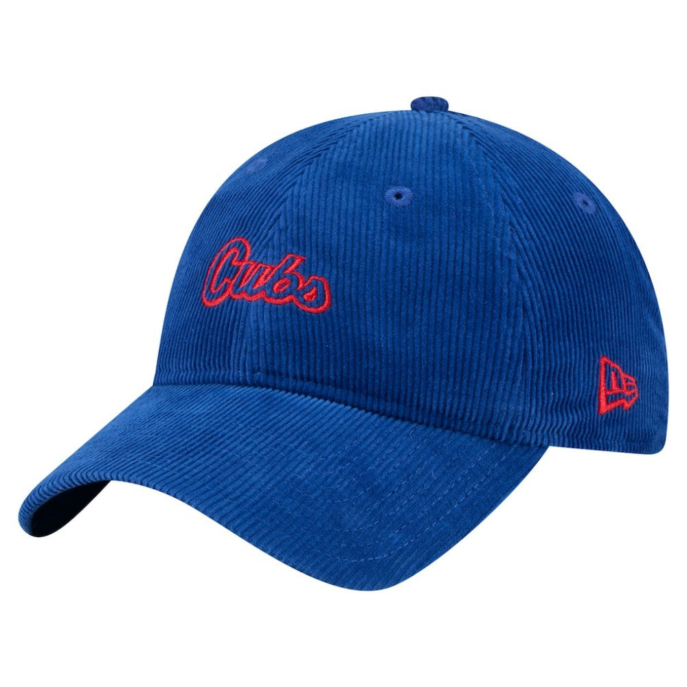 MLB Chicago Cubs New Era Women's Corduroy 9TWENTY Adjustable Hat