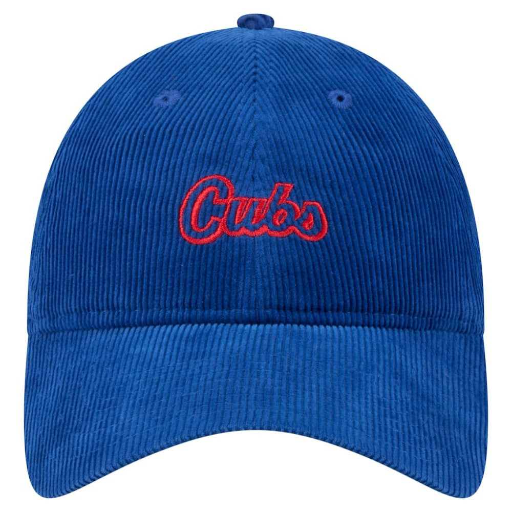 MLB Chicago Cubs New Era Women's Corduroy 9TWENTY Adjustable Hat