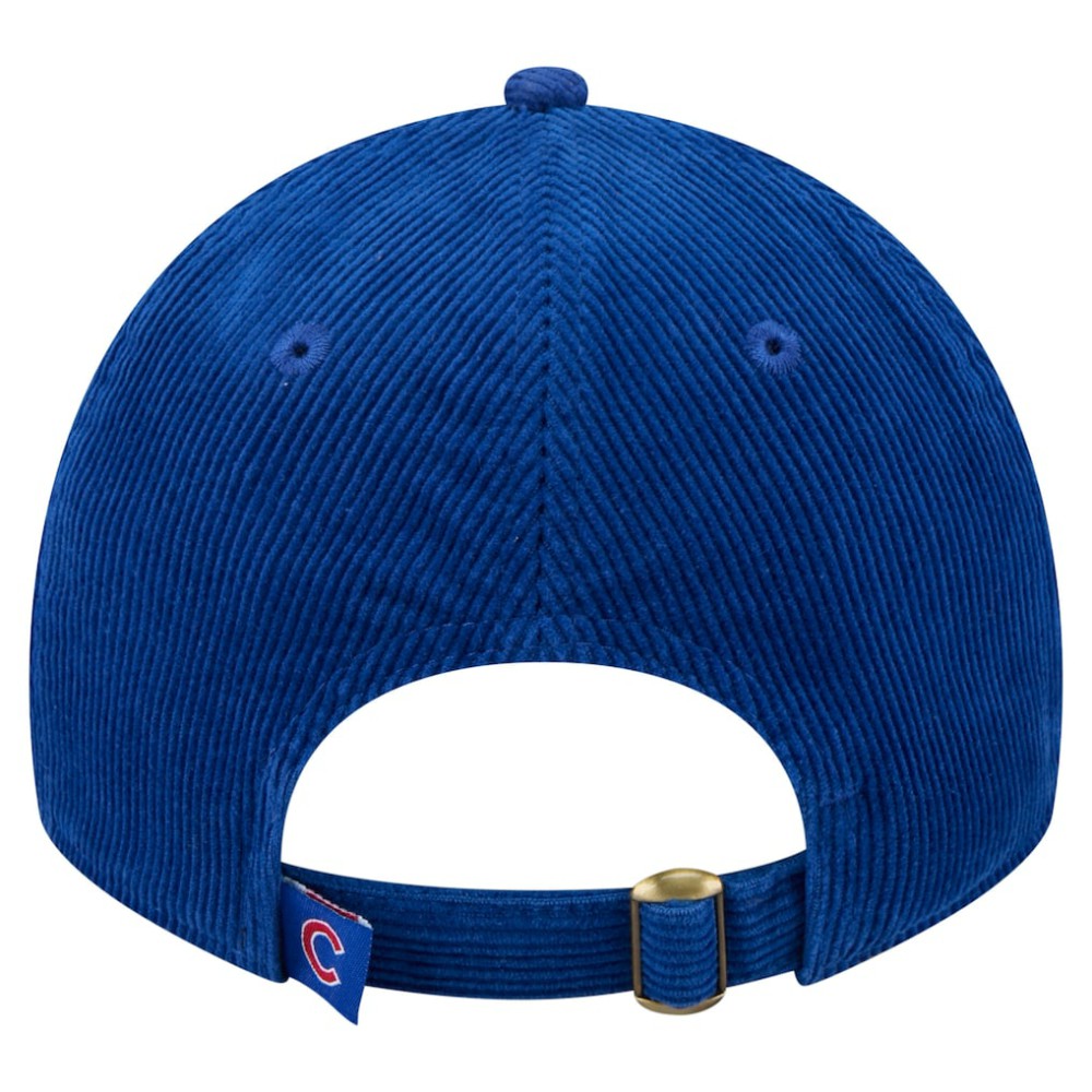 MLB Chicago Cubs New Era Women's Corduroy 9TWENTY Adjustable Hat