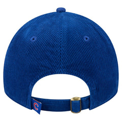 MLB Chicago Cubs New Era Women's Corduroy 9TWENTY Adjustable Hat
