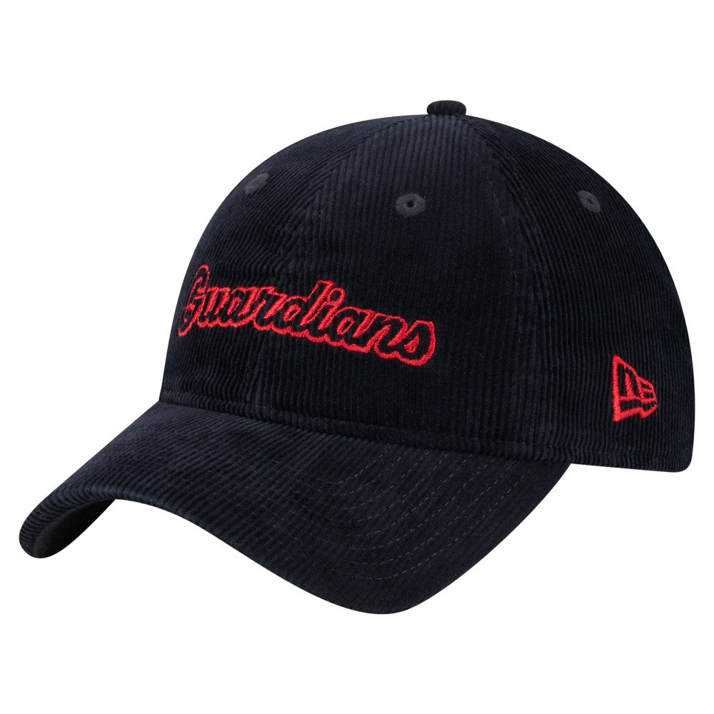 MLB Cleveland Guardians New Era Women's Corduroy 9TWENTY Adjustable Hat