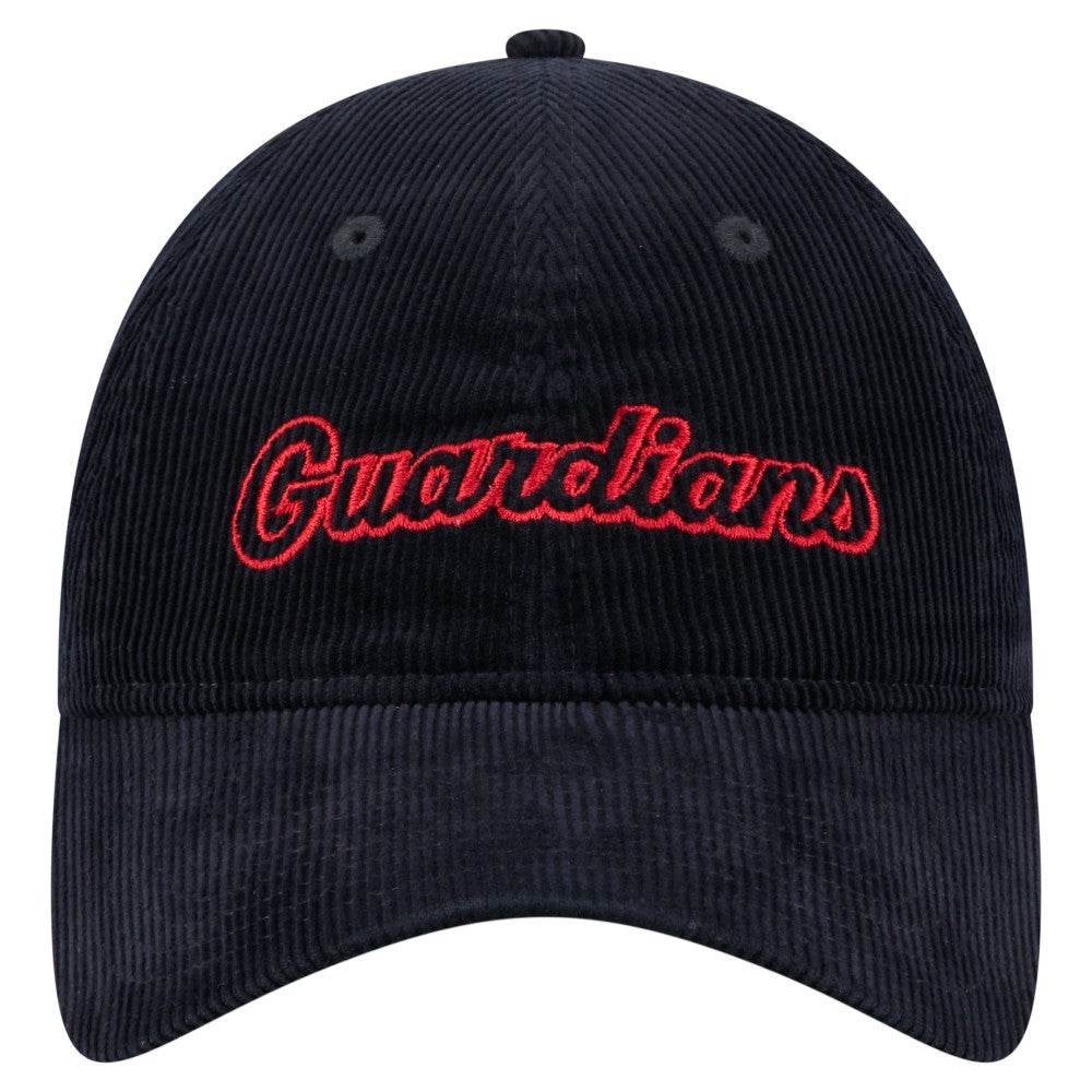 MLB Cleveland Guardians New Era Women's Corduroy 9TWENTY Adjustable Hat