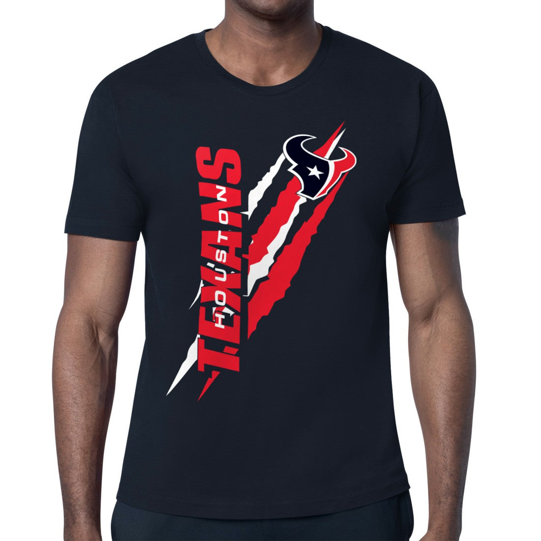 Starter Color Scratch T-Shirt - Houston Texans