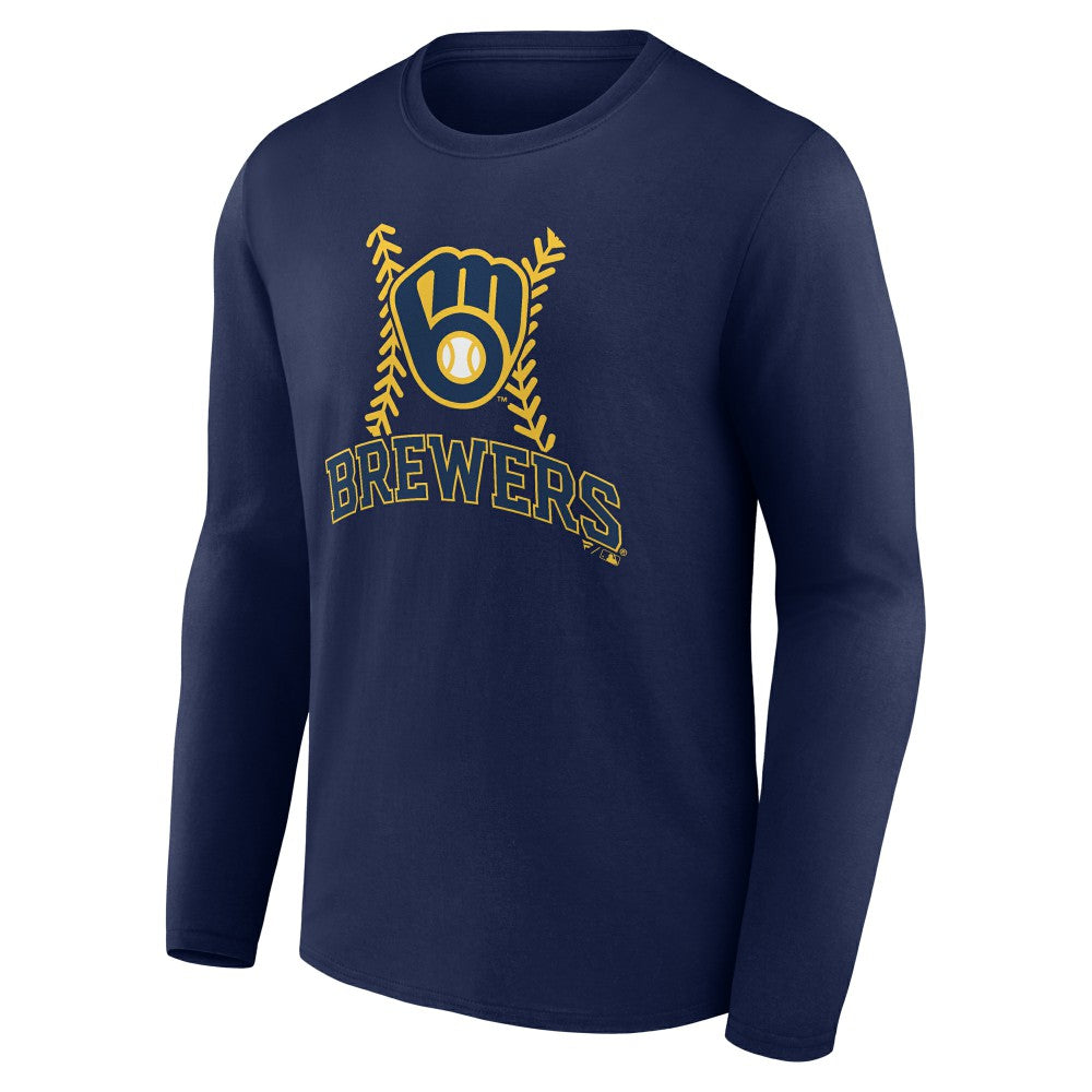 MLB Milwaukee Brewers Fastball Long Sleeve T-Shirt