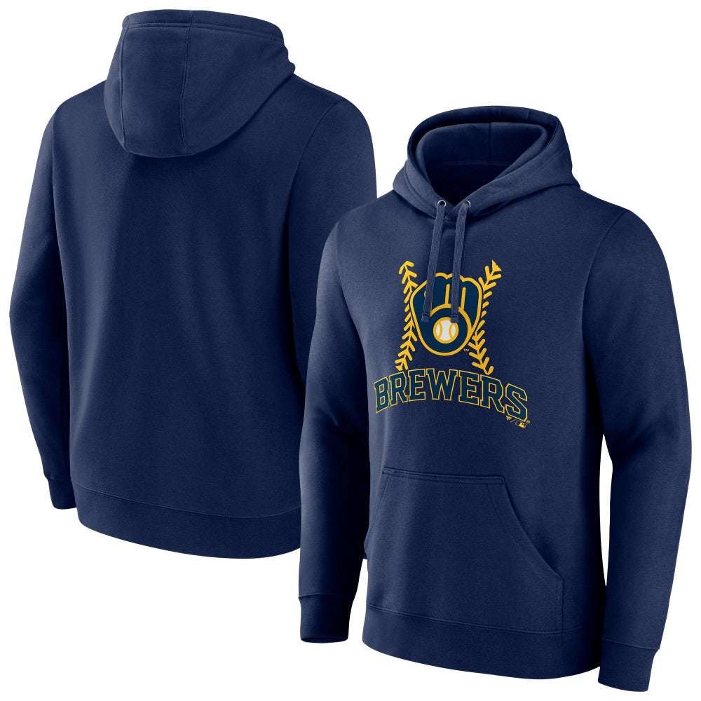 MLB Milwaukee Brewers Fastball Pullover Hoodie