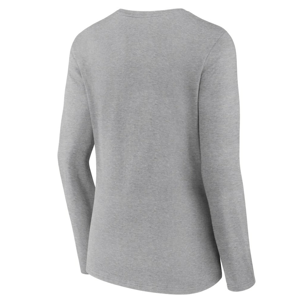 MLB Baltimore Orioles Women's Fastball Long Sleeve V-Neck T-Shirt