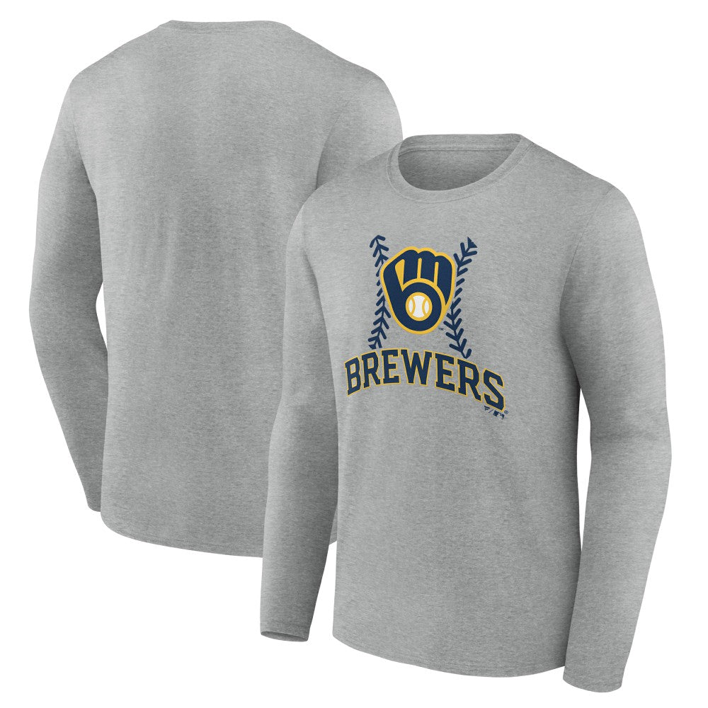 MLB Milwaukee Brewers Fastball Long Sleeve T-Shirt