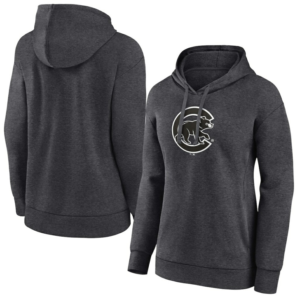 MLB Chicago Cubs Women's Monochrome Pullover Hoodie