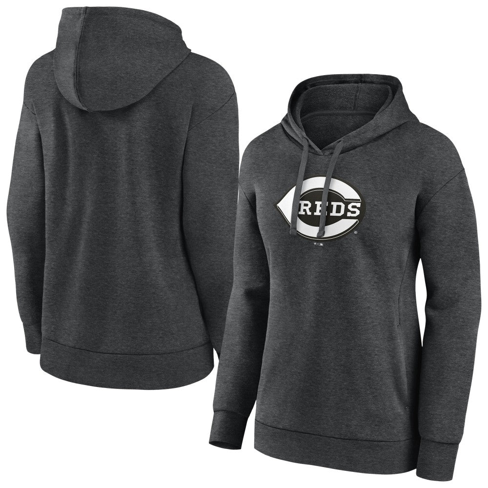 MLB Cincinnati Reds Women's Monochrome Pullover Hoodie