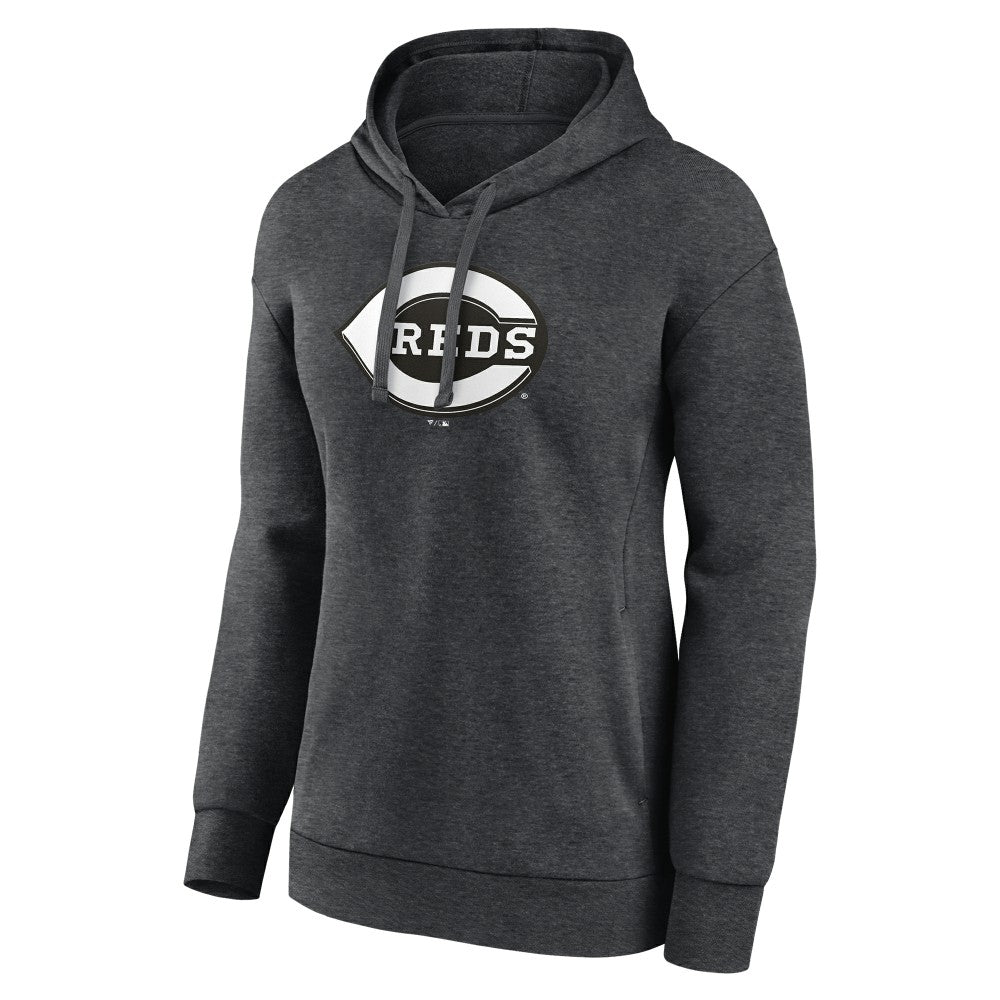 MLB Cincinnati Reds Women's Monochrome Pullover Hoodie