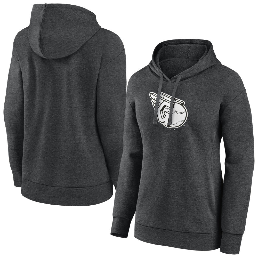 MLB Cleveland Guardians Women's Monochrome Pullover Hoodie