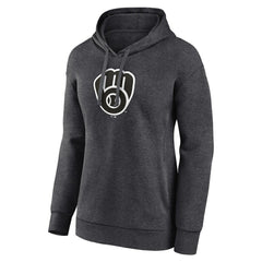 MLB Milwaukee Brewers Women's Monochrome Pullover Hoodie