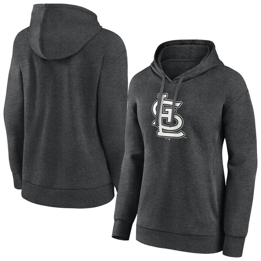 MLB St. Louis Cardinals Women's Monochrome Pullover Hoodie