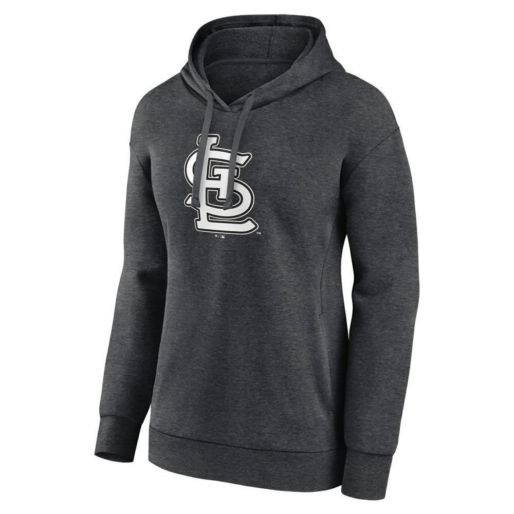 MLB St. Louis Cardinals Women's Monochrome Pullover Hoodie