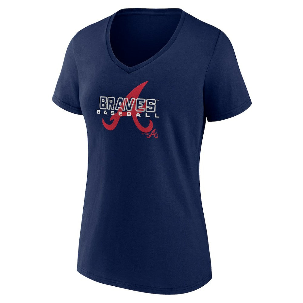MLB Atlanta Braves Women's Stellar V-Neck T-Shirt