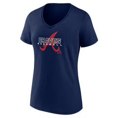 MLB Atlanta Braves Women's Stellar V-Neck T-Shirt