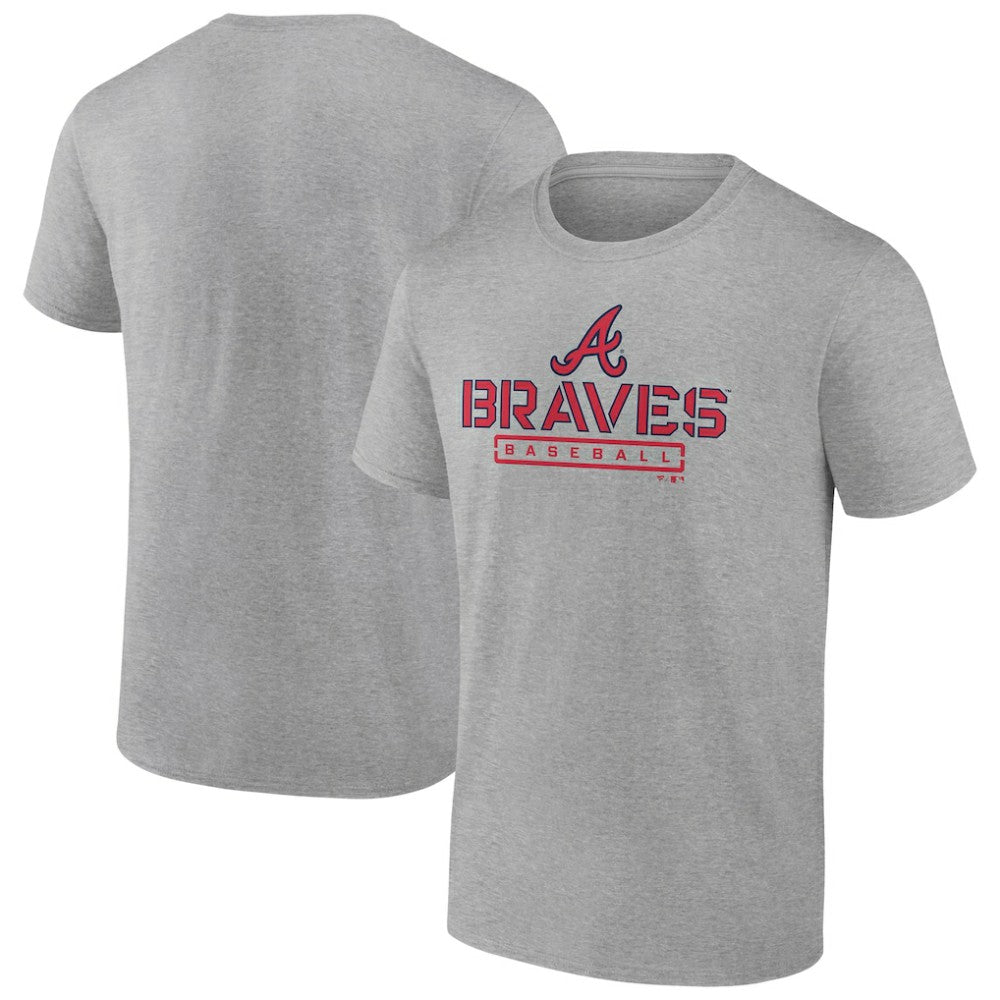 MLB Atlanta Braves Evanston Stencil T-Shirt