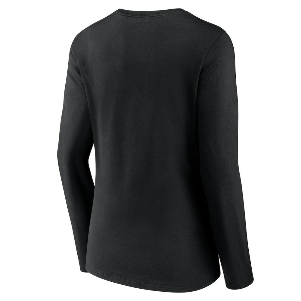 MLB Baltimore Orioles Women's Stellar Long Sleeve V-Neck T-Shirt