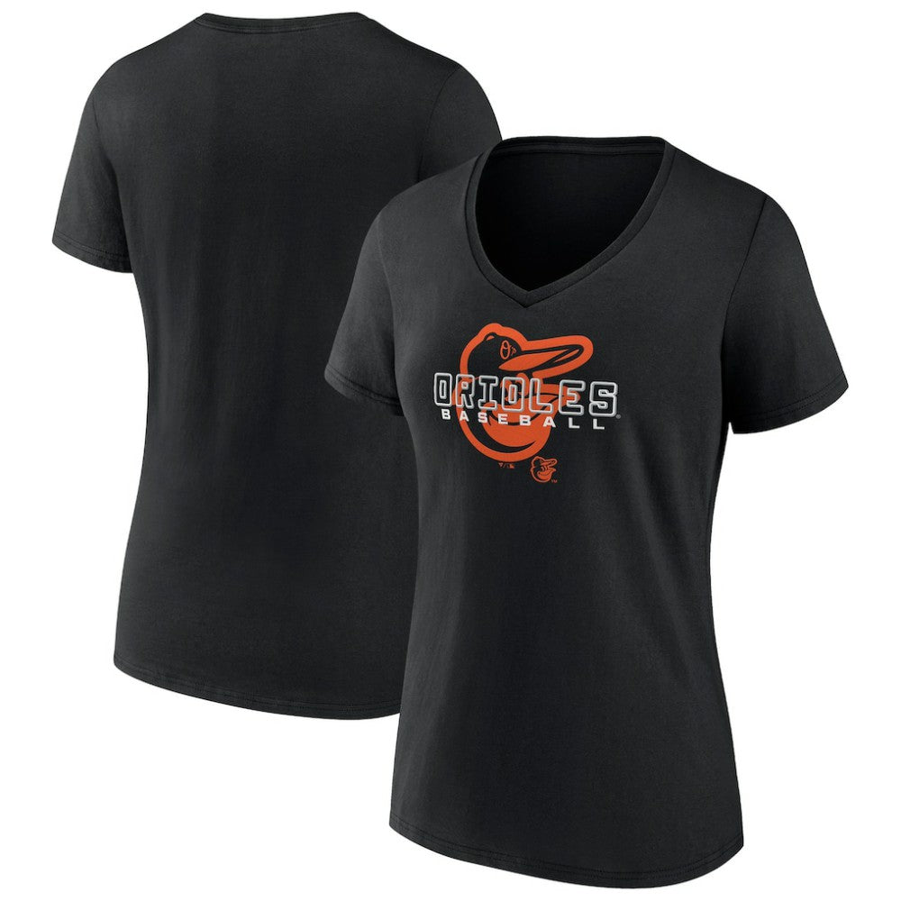 MLB Baltimore Orioles Women's Stellar V-Neck T-Shirt