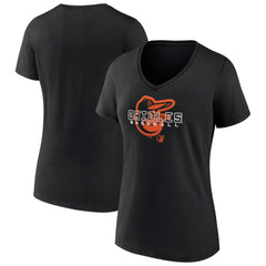 MLB Baltimore Orioles Women's Stellar V-Neck T-Shirt