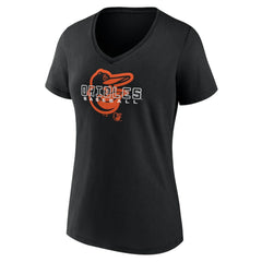 MLB Baltimore Orioles Women's Stellar V-Neck T-Shirt