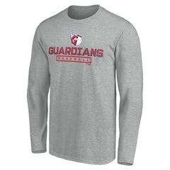 MLB Cleveland Guardians Evanston Stencil Long Sleeve T-Shirt
