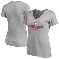 MLB Cleveland Guardians Women's Evanston Stencil V-Neck T-Shirt
