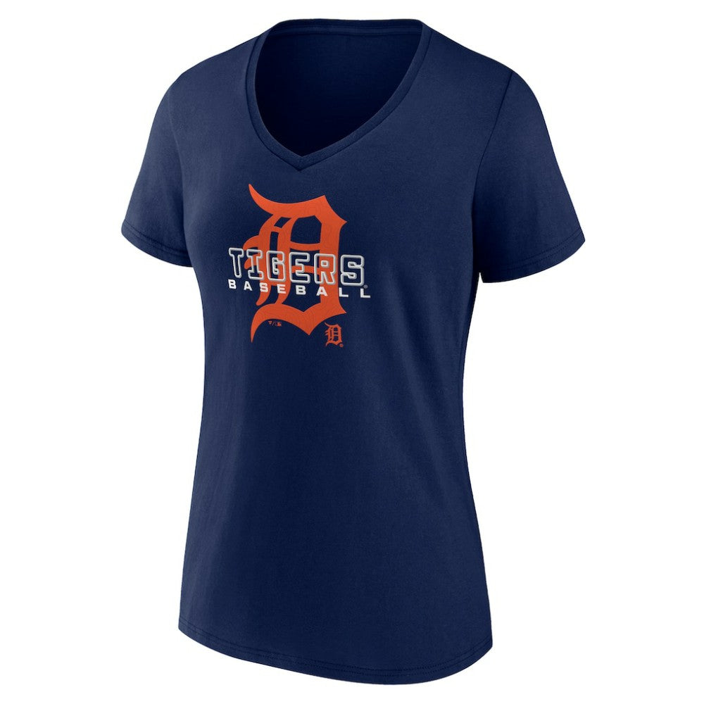MLB Detroit Tigers Women's Stellar V-Neck T-Shirt