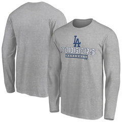 MLB Los Angeles Dodgers Evanston Stencil Long Sleeve T-Shirt