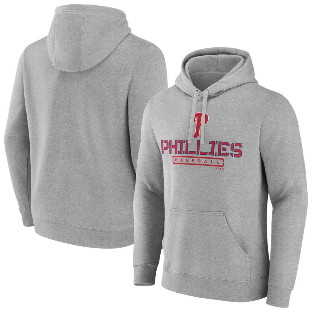MLB Philadelphia Phillies Evanston Stencil Pullover Hoodie