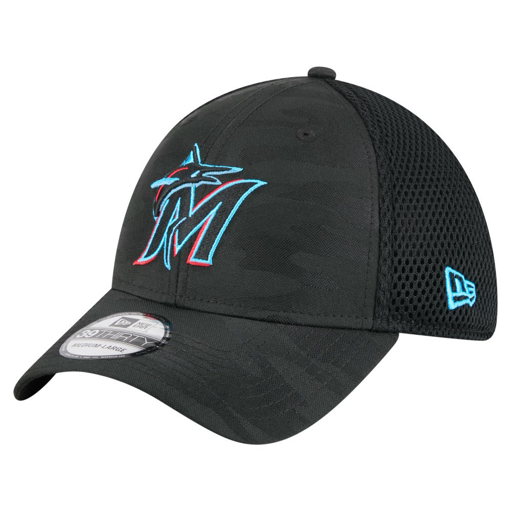MLB Miami Marlins New Era Subtle Camo 39THIRTY Flex Hat