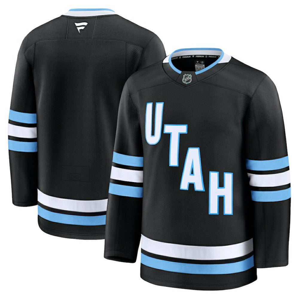 NHL Black Utah Mammoth Fanatics Home Premium Jersey
