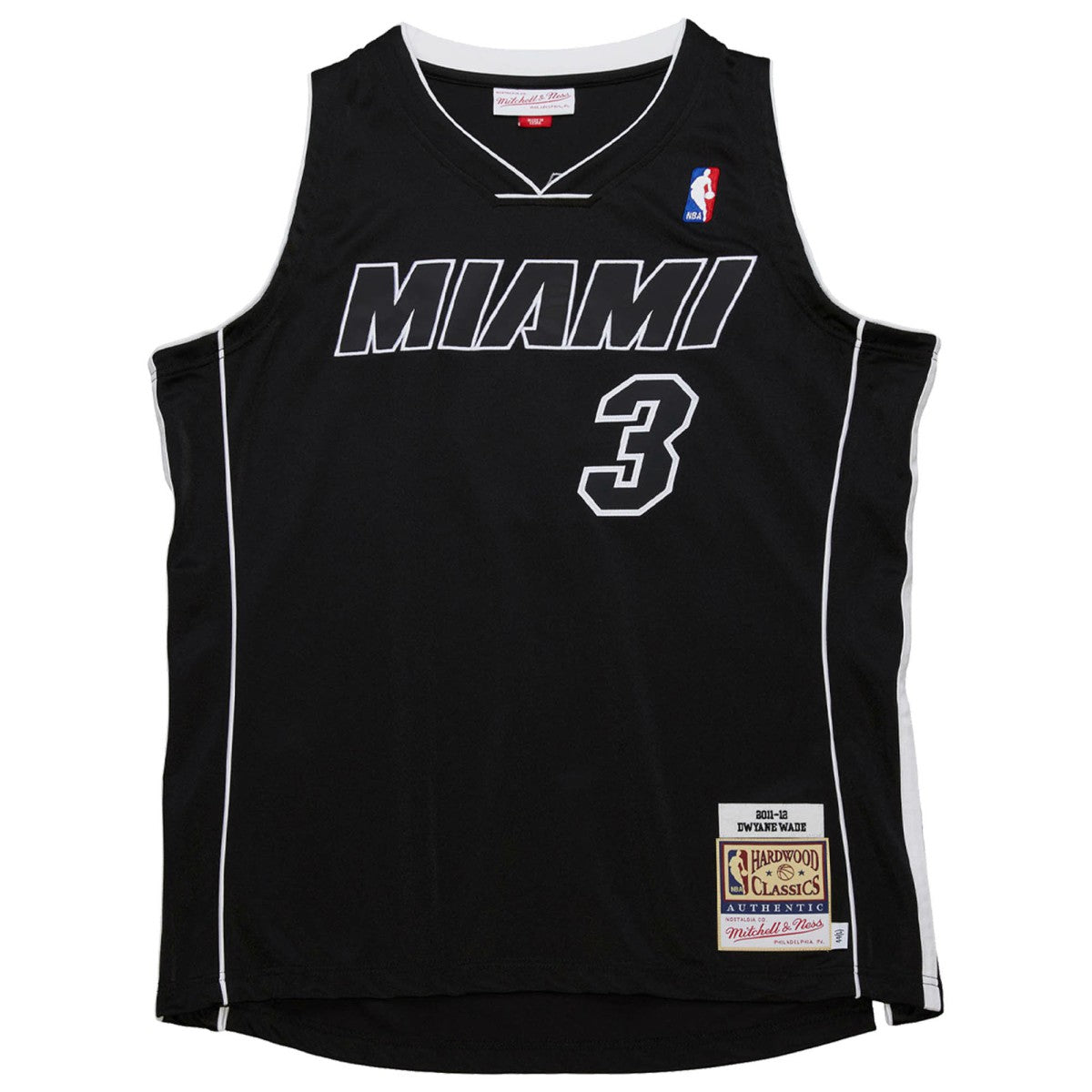 NBA Dwyane Wade Miami Heat 2011/12 Hardwood Classics Authentic Jersey