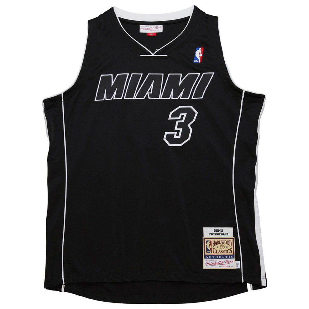 NBA Dwyane Wade Miami Heat 2011/12 Hardwood Classics Authentic Jersey